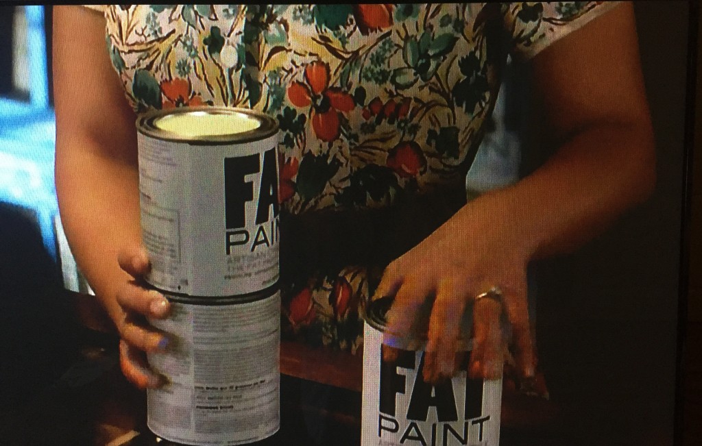 Screen Shot from A&E's Bates Motel, featuring FAT Paint 